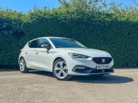 Used Seat Leon FR 110 HP (80 kW) 2022 White Hatchback