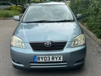 Second-hand Toyota Corolla 110 CP (80 kW) 2003 Gri Hatchback