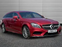 Used Mercedes CLS350 AMG line 254 HP (186 kW) 2014 Hyacinth red Estate