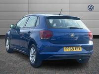 Used VW Polo SE 95 HP (69 kW) 2019 Blue Hatchback
