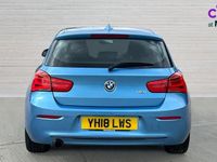 Used BMW 118 Sport Line 136 HP (100 kW) 2018 Blue Hatchback