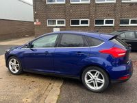 Used Ford Focus Titanium 125 HP (91 kW) 2016 Blue Hatchback