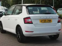Used Skoda Fabia Colour Edition 58 HP (42 kW) 2020 Candy white black magic pearl effect Hatchback