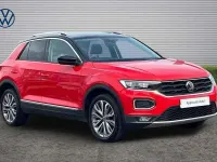 Used VW T-Roc SEL 150 HP (110 kW) 2021 Red SUV
