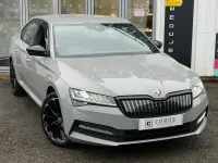 Gebraucht Skoda Superb SportlinePlus 2020 Grau Kleinwagen