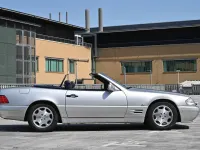 Used Mercedes SL500 1996 Silver Cabriolet