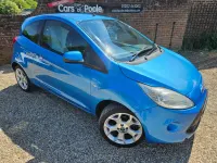 Begagnad Ford Ka Titanium 69 HK (50 kW) 2011 Blå Halvkombi