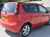Used Nissan Note N-TEC 110 HP (80 kW) 2012 Red Hatchback