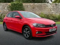 Used VW Polo SE 95 HP (69 kW) 2019 Red Hatchback