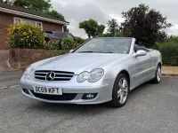 Used Mercedes CLK200 Avantgarde 2009 Silver Cabriolet