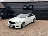 Used Mercedes E350 2010 White Coupe