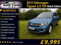 Used VW Tiguan Match 2015 Blue SUV