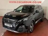 Used Peugeot 3008 GT-line 2017 Black SUV