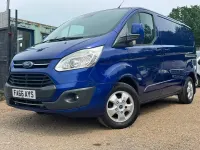 Used Ford Transit Custom Limited 130 HP (95 kW) 2017 Blue Van