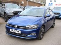 Used VW Polo Match 95 HP (69 kW) 2021 Blue Hatchback