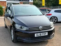 Used VW Touran SE 115 HP (84 kW) 2018 Black MPV