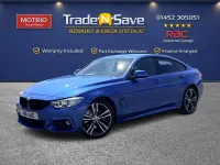 Used BMW 420 Coupé M Sport 190 HP (139 kW) 2016 Blue Coupe