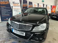 Used Mercedes C180 SE 156 HP (114 kW) 2011 Black Sedan