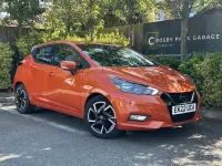 Used Nissan Micra Acenta 92 HP (67 kW) 2022 Orange Hatchback