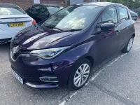 Used Renault Zoe Iconic 100 kW (136 HP) 2021 Mauve/purple Hatchback
