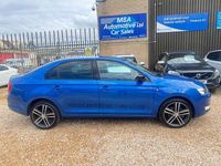 Used Skoda Rapid Sport 105 HP (77 kW) 2014 Blue Hatchback