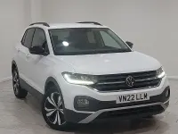 Usado VW T-Cross Black Edition 110 CV (80 kW) 2022 Blanco SUV