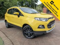 Used Ford Ecosport Titanium 95 HP (69 kW) 2015 Bright yellow SUV