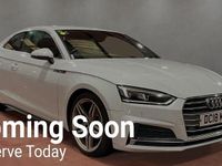 Begagnad Audi A5 S-Line 190 HK (139 kW) 2018 Vit Sportkupé