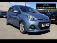 Used Hyundai i10 SE 67 HP (49 kW) 2016 Blue Hatchback