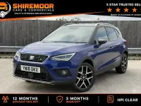 Used Seat Arona FR Sport 115 HP (84 kW) 2018 Blue SUV