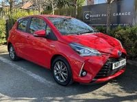 Used Toyota Yaris Hybrid 2017 Red Hatchback