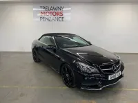 Used Mercedes E220 AMG line 2016 Black Cabriolet