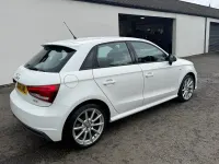 Used Audi A1 Sportback S-Line 125 HP (91 kW) 2018 White Hatchback