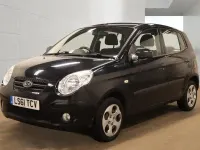 Used Kia Picanto 64 HP (47 kW) 2011 Black Hatchback