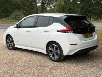 Used Nissan Leaf N-Connecta 110 kW (150 HP) 2019 White Hatchback