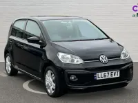 Used VW up! high up! 75 HP (55 kW) 2017 Black Hatchback