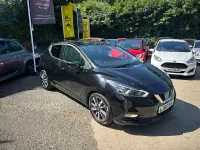 Used Nissan Micra N-Connecta 90 HP (66 kW) 2017 Black Hatchback