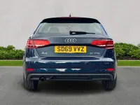 Used Audi A3 Sportback Advanced 116 HP (85 kW) 2019 Blue Hatchback
