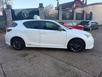 Used Lexus CT200h Sport Line 2012 White Hatchback