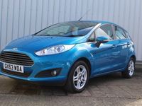 Used Ford Fiesta Zetec 2013 Blue Hatchback