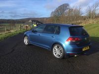 Used VW Golf VII GT 150 HP (110 kW) 2016 Blue Hatchback