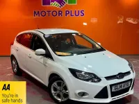 Used Ford Focus Zetec 115 HP (84 kW) 2014 White Hatchback