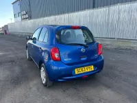 Used Nissan Micra Visia 80 HP (58 kW) 2014 Blue Hatchback