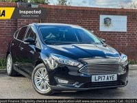 Used Ford Focus Zetec 101 HP (74 kW) 2017 Black Hatchback