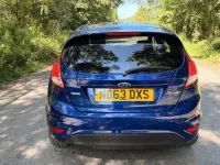 Used Ford Fiesta Zetec 2013 Blue Hatchback