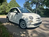 Used Fiat 500 Lounge 69 HP (50 kW) 2018 White Hatchback