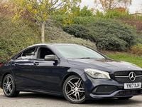 Used Mercedes CLA180 AMG line 122 HP (89 kW) 2017 Blue Sedan