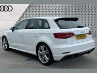 Used Audi A3 S-Line 113 HP (83 kW) 2018 White Sedan