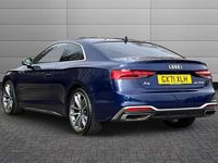 Used Audi A5 S-Line 204 HP (150 kW) 2021 Blue Coupe