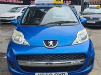 Used Peugeot 107 68 HP (50 kW) 2009 Blue Hatchback